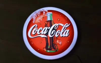 Reklama LED Coca Cola, Neon Cocacoli, Baner, Lampa, Kaseton, Plafon — praca Ledwords pl, Gdańsk