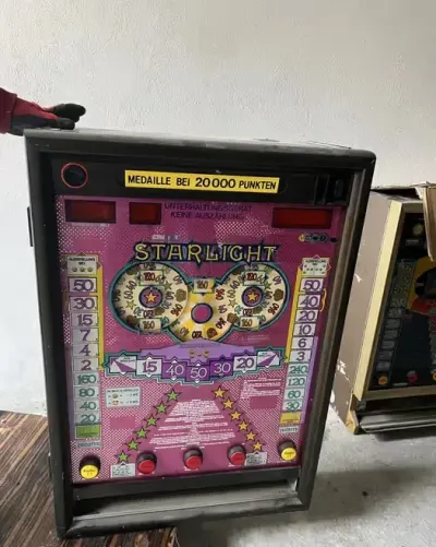 Retro vintage automaty do gry barowe z Niemiec – dekoracja / upcycling — praca Zu, Warszawa