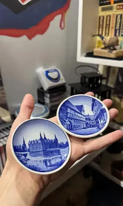 Vintage Royal Copenhagen Ceramic Mini Plates — praca Vasyl, Wrocław