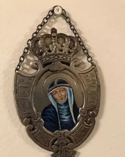 Ryngraf św Brygida — praca Siemaszkomagda, Gdańsk