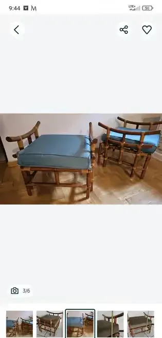 Siedziska rattanowe kolekcja retro — praca Najlepsze okazje, Warszawa