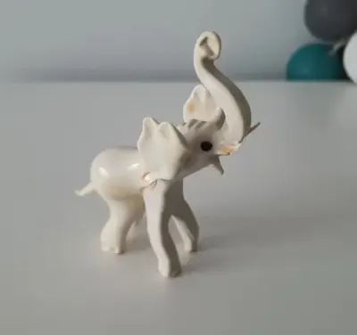 Słoń * na szczęście * słonik figurka szklana hand made szkło  NOWA — praca Anna, Kraków