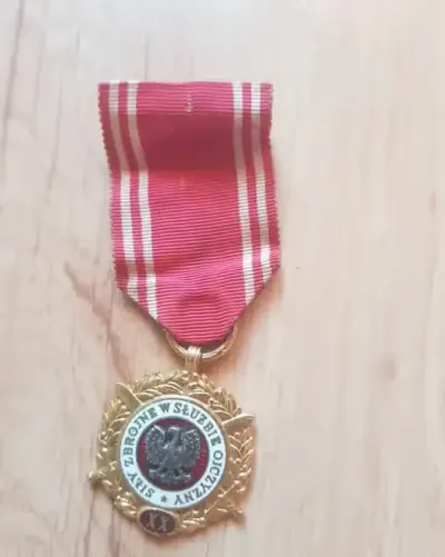 Sprzedam złoty medal Sily zbrojne w służbie ojczyzny XX — praca Sprzedajacy, Warszawa