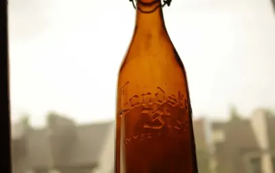 Stara butelka  Landskron Bier Gorlitz, Zgorzelec — praca Krzysztof, Wrocław
