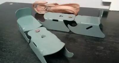 Stare łyżwy PRL. Kieszonkowe - Rozkładane. NOWE. Retro Kolekcjonerskie — praca Grzegorz, Wrocław
