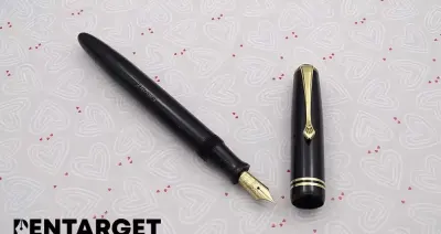 stare pióro wieczne - vintage, 1944, DK, EMPIRE PEN, BLACK — praca PenTarget, Gdańsk
