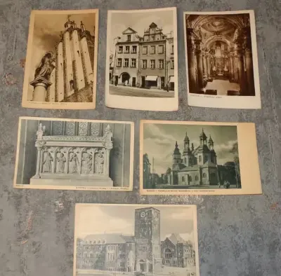 Stare Pocztówki - Poznań - zestaw 6 sztuk — praca Grzegorz, Kraków