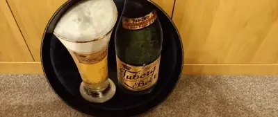 Taca Tuborg z początku lat 80 — praca Marek, Gdańsk