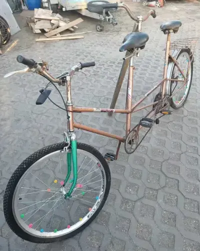 tandem stary rower klasyk vintage ifa kontakt ddr prl — praca Bog, Gdańsk