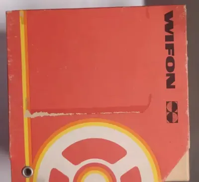 Taśmy FobrTechfilm 9,53cm/s używane lata 1980 — praca Marzena, Łódź