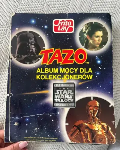 Tazo album mocy STAR WARS dla kolekcjonerów kompletny — praca Marzena, Gdańsk
