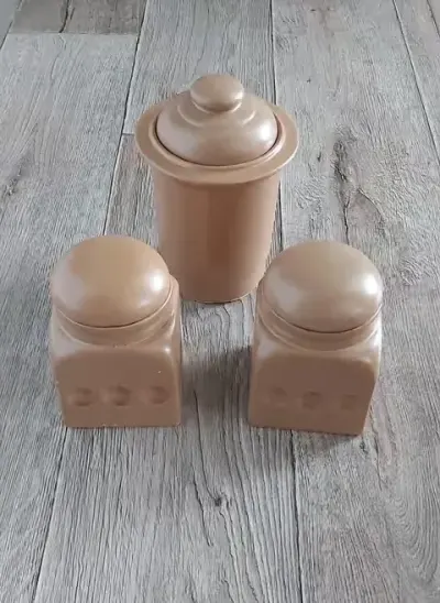 Trzy ceramiczne pojemniki - Bolesławiec — praca Andrzej, Gdańsk