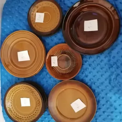 Tułowice Mirosławiec talerzyki porcelit — praca Monika, Szczecin
