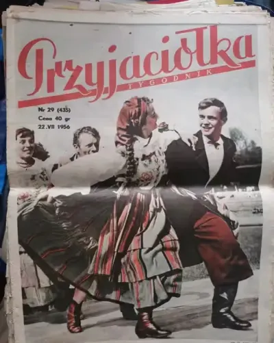 Tygodnik przyjaciółka z roku 1955 oraz 1956 — praca Piotr, Warszawa