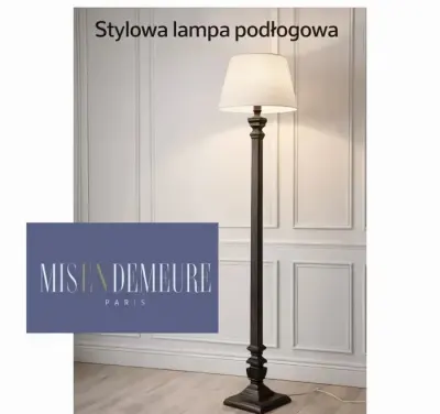 Unikat: Żeliwna lampa podłogowa Mis en Demeure (Francja) — praca Marta, Gdańsk