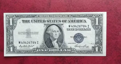 USA 1 dolar 1935r Silver Certificate - UNC ! — praca Andrzej, Gdańsk