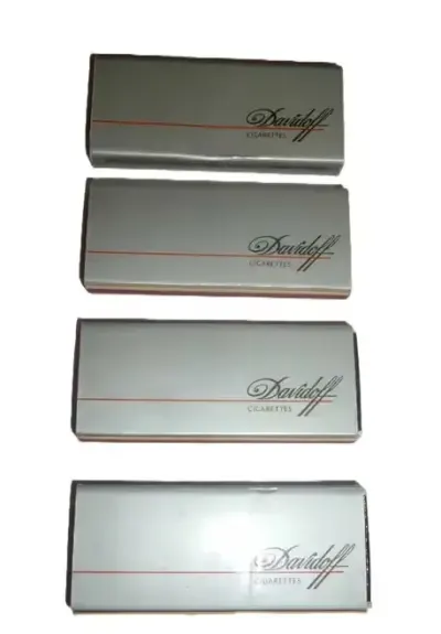 Vintage - czarne zapałki Davidoff - (zestaw x4) - NOWE — praca Wintorez, Gdańsk