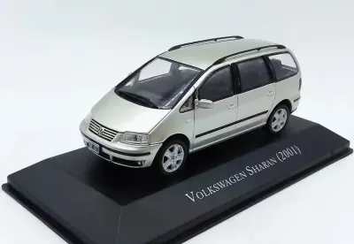 VW Volkswagen Sharan (2001) silver  Salvat/IXO® Skala 1:43 — praca Marius, Łódź
