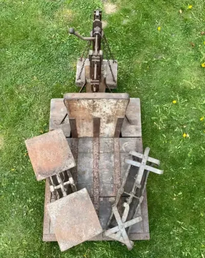 Waga szalkowa towarowa — praca Antek, Łódź