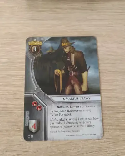 Warhammer Inwazja – Marius Prawy x1 (z zestawu Skaveńska Zaraza) NEUTRAL — praca Ewa, Warszawa
