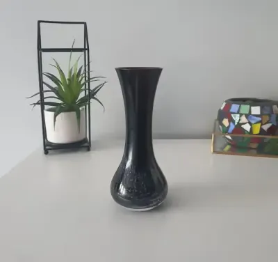 Wazon flakon szklany Italia retro vintage — praca Anna, Kraków