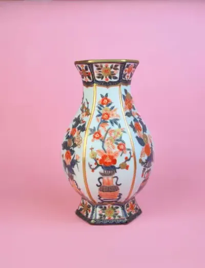 Wazon porcelana chińska złocony ręcznie malowany orient azja — praca Agnieszka, Poznań