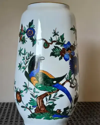 Wazon porcelanowy Royal KPM Bavaria sygnowany — praca Ryszard, Szczecin