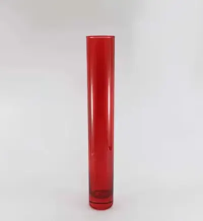 Wazon - szkło rubinowe barwione w masie - wysokość 39,5 cm — praca Second Hand, Warszawa