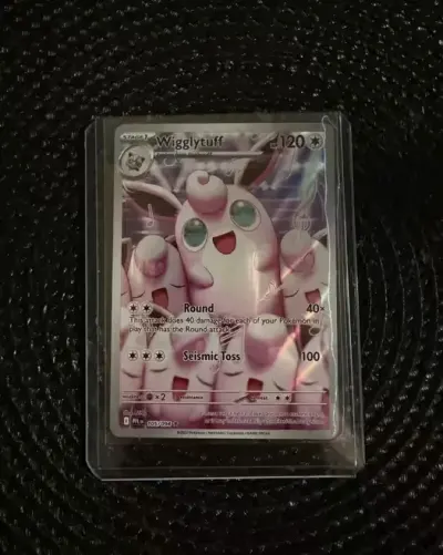 Wigglytuff 105/094 karta pokemon Phantasmal Flames — praca Wiktoria, Łódź