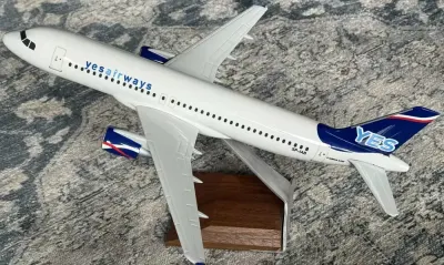 YES Airways Airbus 320 Pacmin model skala 1:100 — praca Stefan, Gdańsk