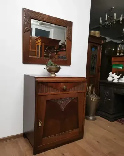 Zabytkowa komoda z lustrem  963/2026 — praca Jakub, Szczecin
