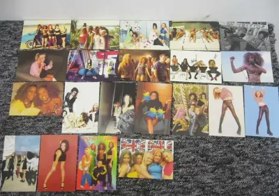Zdjęcia pocztówki zespołu Spice Girls 21 sztuk — praca Tomasz, Warszawa