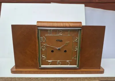Zegar kominkowy Art deco Junghans/Tajč — praca Rafał, Wrocław