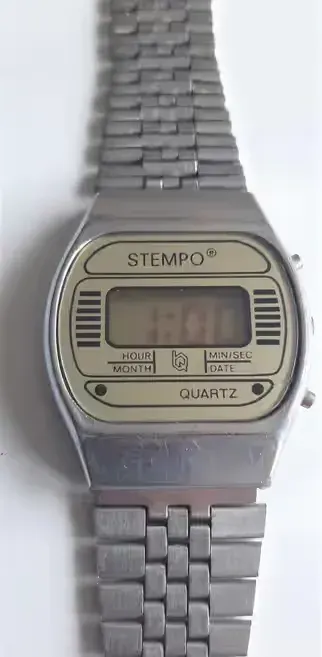 Zegarek Stempo Quartz elektroniczny Sprawny lata PRL-u — praca PRLoveHobby, Łódź