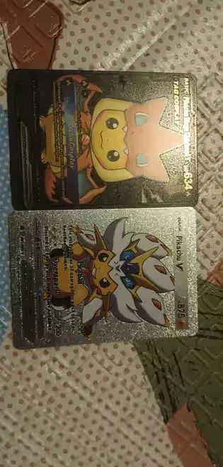 Zestaw 2 kart pokemonzłota i srebrna — praca Karolina, Łódź
