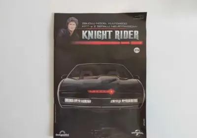 Zestaw 47 części KNIGHT RIDER KITT 1:8 DeAgostini — praca Dariusz, Szczecin