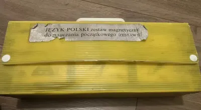 Zestaw magnetyczny literki nauczanie początkowe — praca Justyna, Wrocław