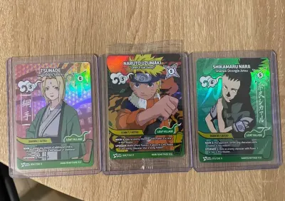Zestaw promo kart Naruto-Tsunade-Shikamaru Naruto Mythos — praca Kamil, Warszawa