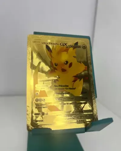 Złota Wysokie HP Karta Pokemon Pikachu Ultra 1mln 500000 Basic Vmax — praca Daniel, Łódź