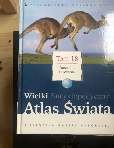 Atlas świata nowy bez metki — praca Renata, Gdańsk