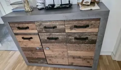Komoda szafka pod TV loft styl loftowy — praca monteservice, Gdańsk