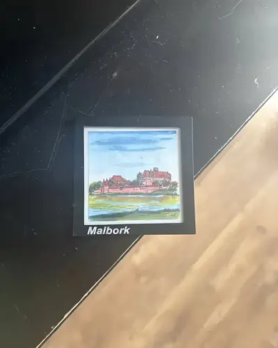 Obrazek Malbork 7 cm x 7 cm — praca Zuzanna, Kraków