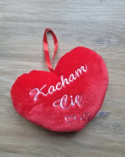 Poduszka dekoracyjna Kocham Cię — praca Aleksandra, Wrocław