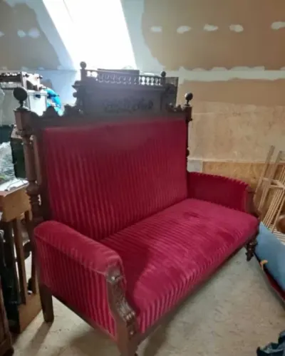Kanapa antyk i dwa fotele — praca Paweł W., Wrocław