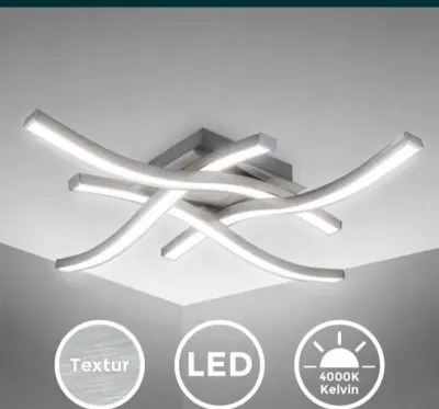 Lampa sufitowa wisząca LED ledowa 20 w 2000 lm 4000 kl — praca Anna W., Wrocław