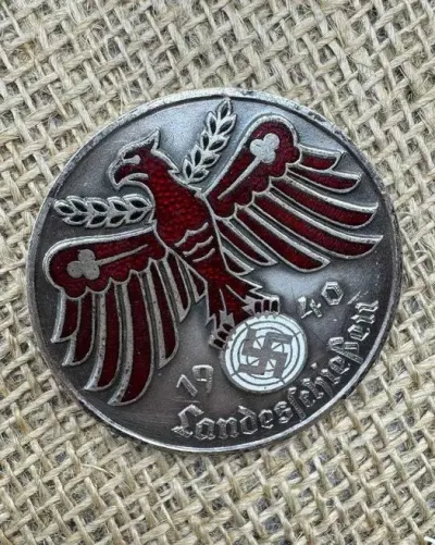 odznaka Strzelecka 1940 original ww2 — praca Jadwiga J., Wrocław