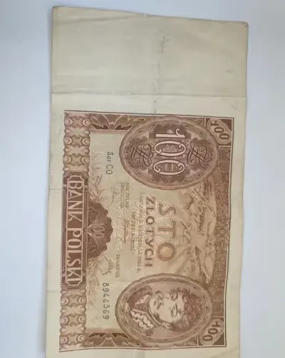 Banknot 100 złotych 1934 — praca Natalia W., Wrocław