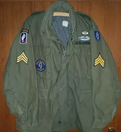 Kurtka US Army Airborne m65 kontraktowa NAM Bonham — praca Katarzyna W., Katowice