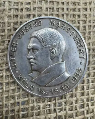 odznaka Hitler Jugend 1933 original ww2 — praca breslaumilitaria, Wrocław