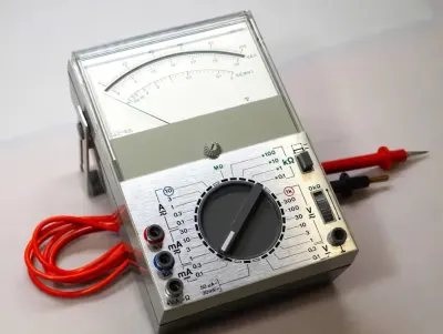 POLSKI miernik multimeter UM-112, PRL — praca Karolina, Katowice